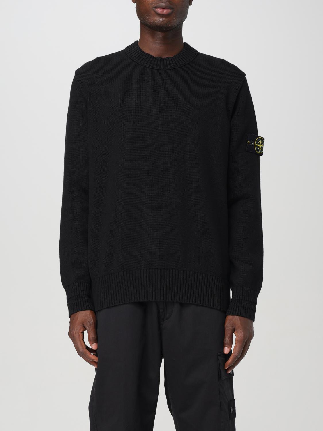 STONE ISLAND PULLOVER: Pullover herren Stone Island, Schwarz - Img 1