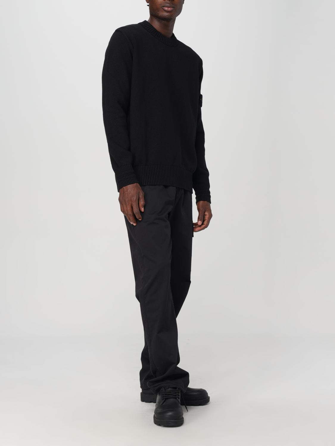 STONE ISLAND PULLOVER: Pullover herren Stone Island, Schwarz - Img 2