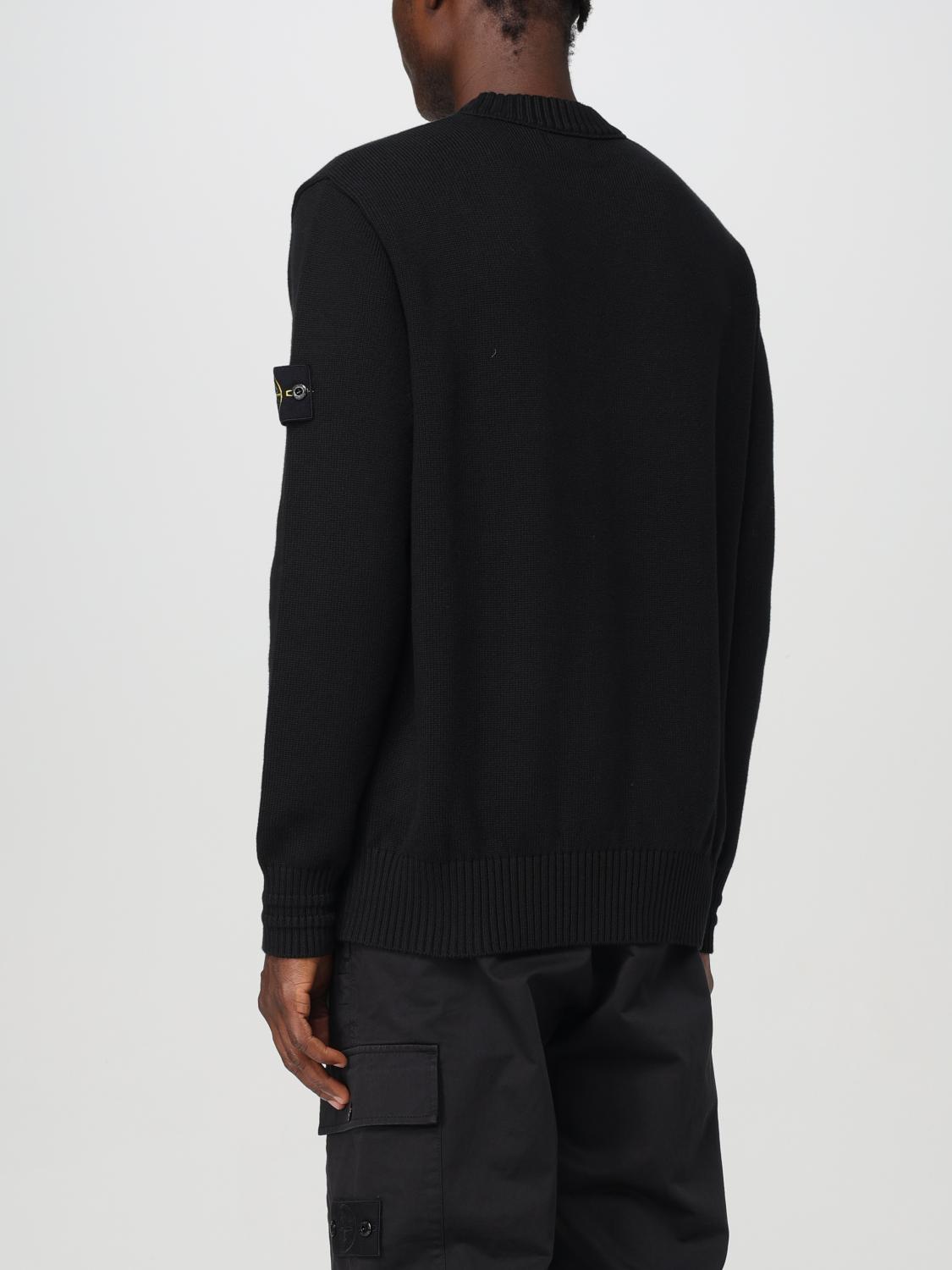 STONE ISLAND PULLOVER: Pullover herren Stone Island, Schwarz - Img 3