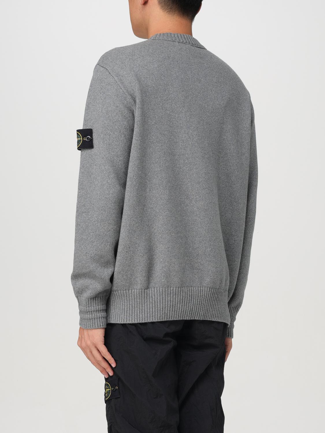 STONE ISLAND PULLOVER: Pullover herren Stone Island, Grau - Img 3