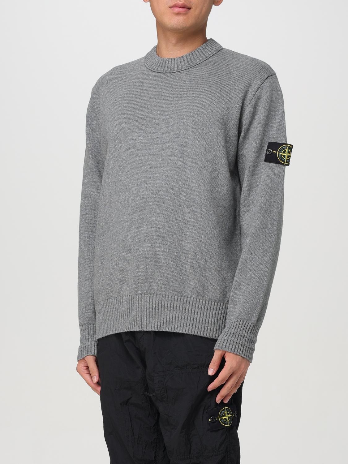 STONE ISLAND PULLOVER: Pullover herren Stone Island, Grau - Img 4
