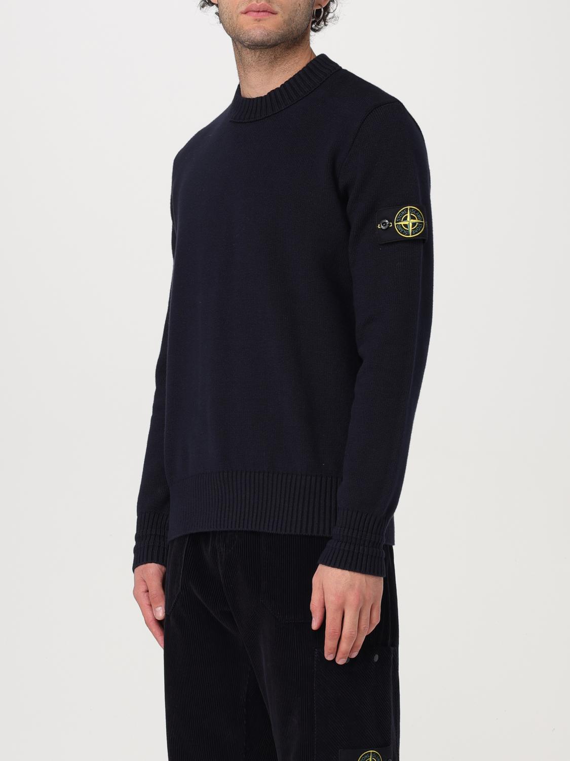 STONE ISLAND JERSEY: Jersey hombre Stone Island, Azul Marino - Img 4