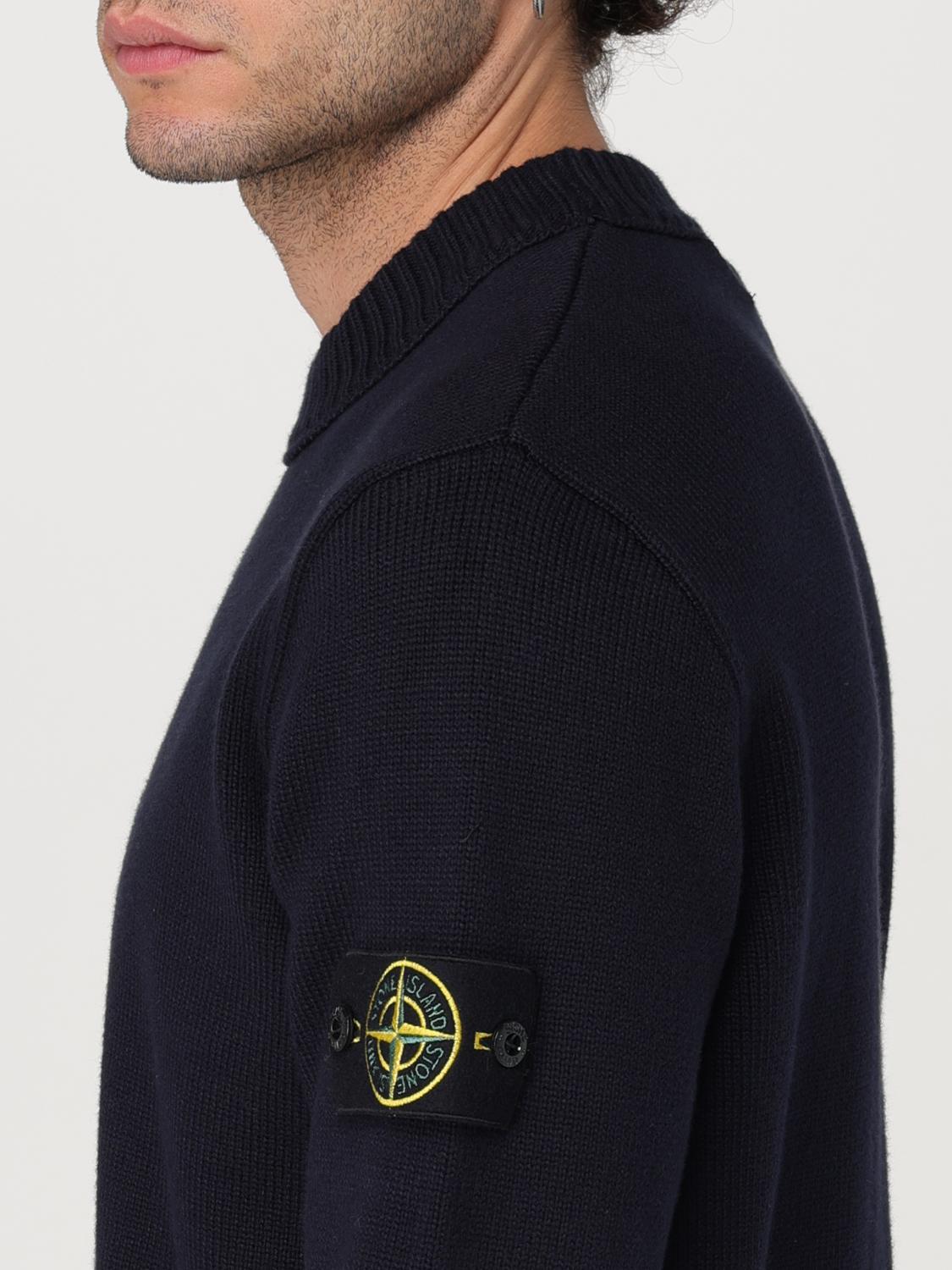 STONE ISLAND JERSEY: Jersey hombre Stone Island, Azul Marino - Img 5