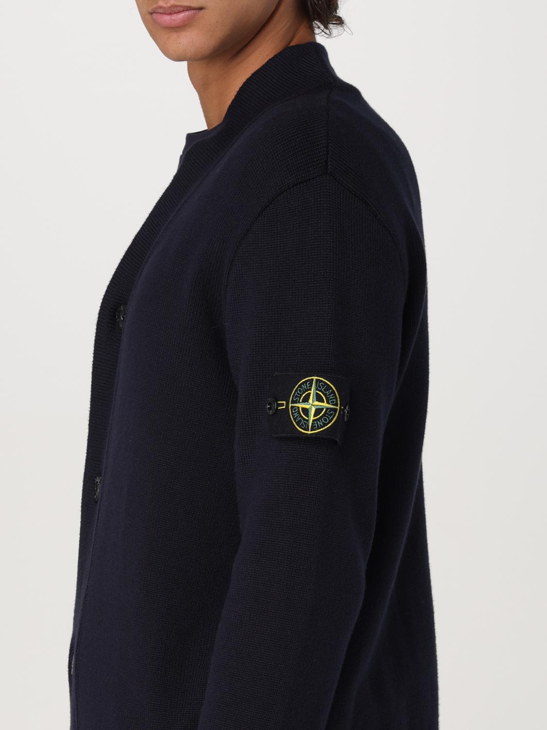 STONE ISLAND CARDIGAN: Sweater men Stone Island, Navy - Img 4