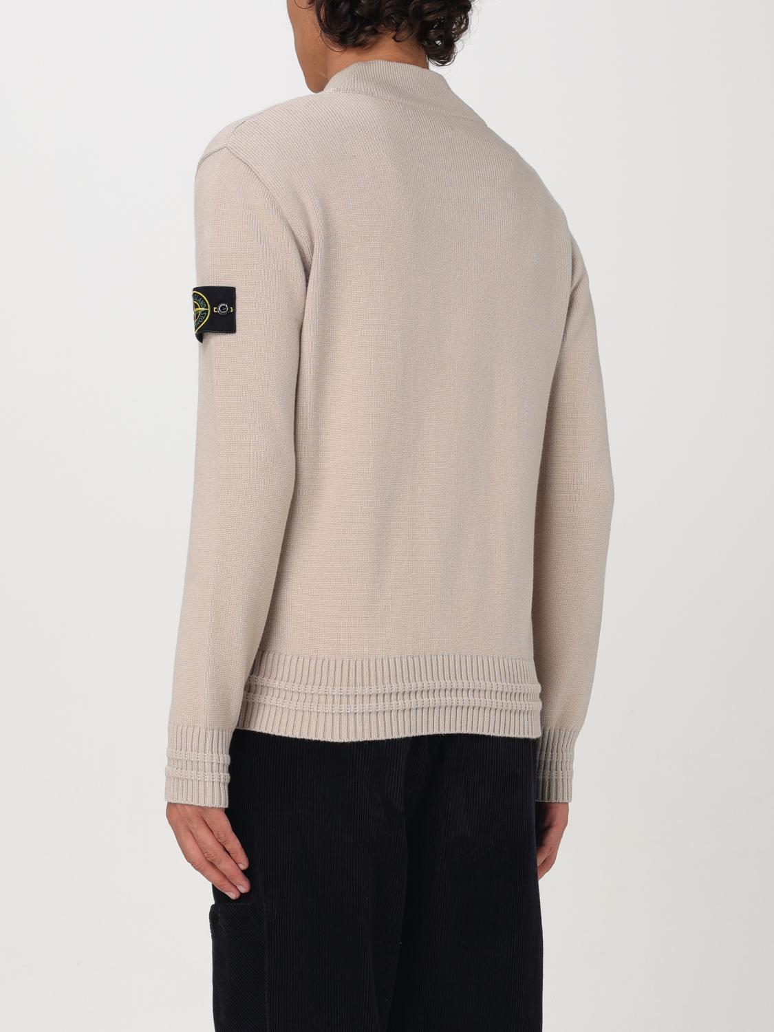 STONE ISLAND CARDIGAN: Sweater men Stone Island, Yellow Cream - Img 2