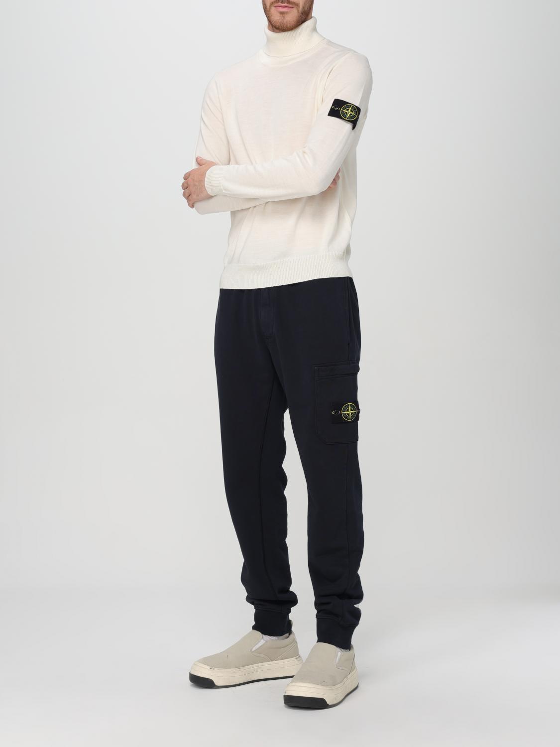 STONE ISLAND PULLOVER: Pullover herren Stone Island, Weiß - Img 2