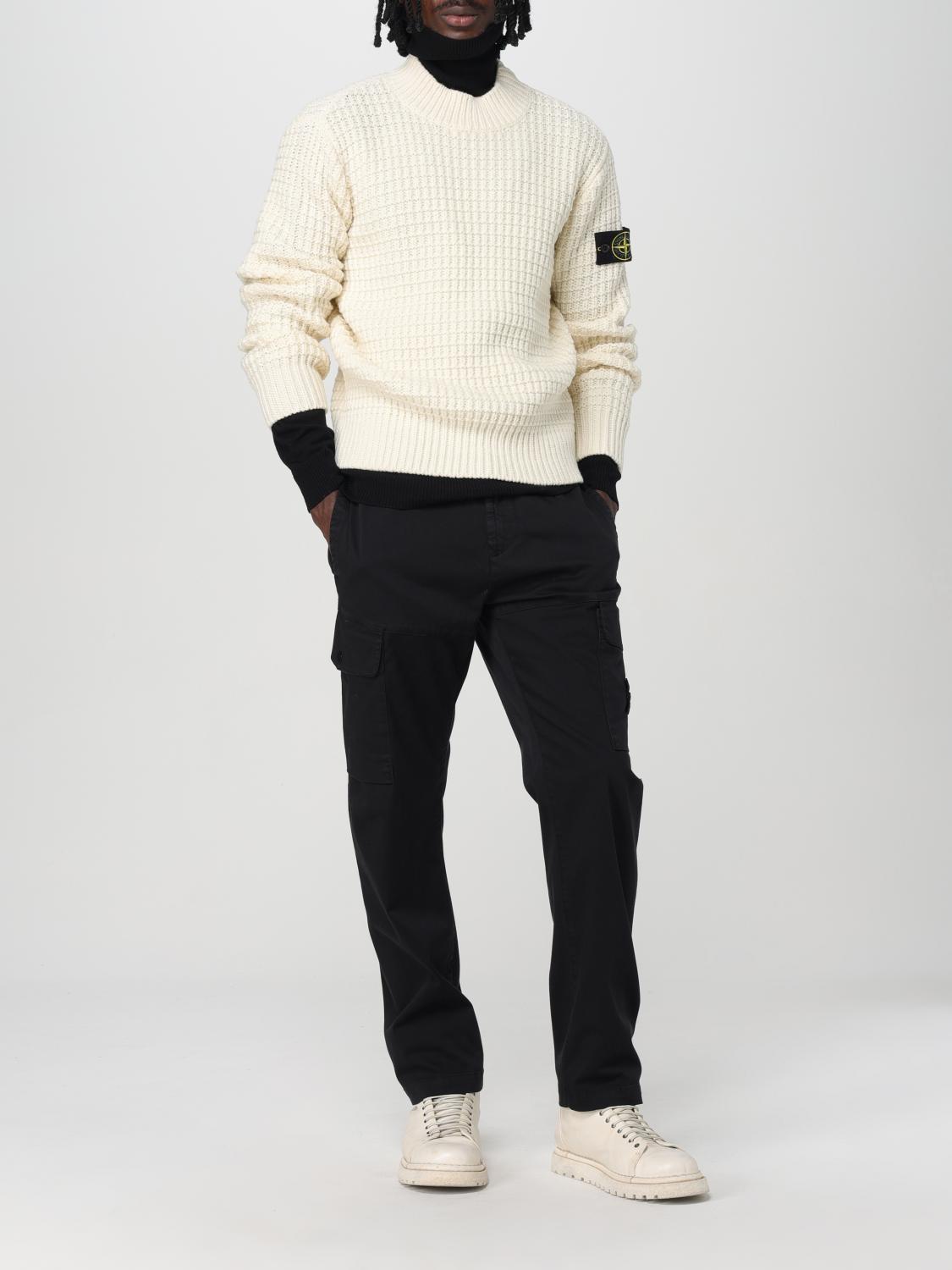 STONE ISLAND PULLOVER: Pullover herren Stone Island, Schwarz - Img 2