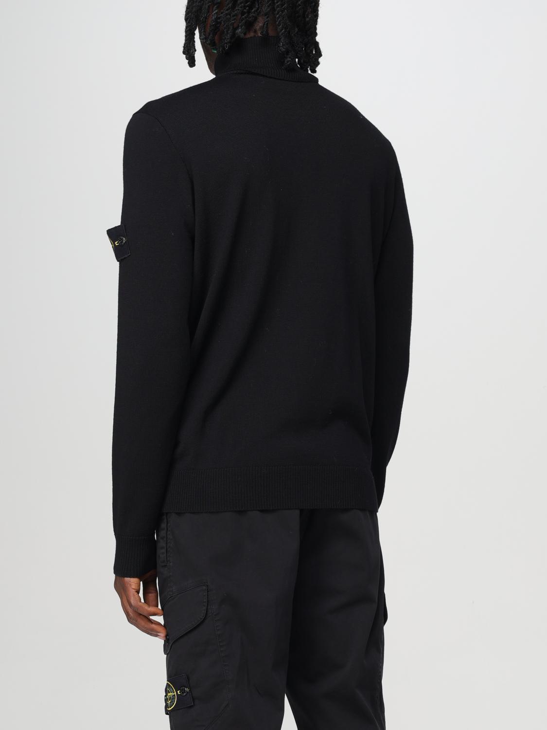 STONE ISLAND PULLOVER: Pullover herren Stone Island, Schwarz - Img 3