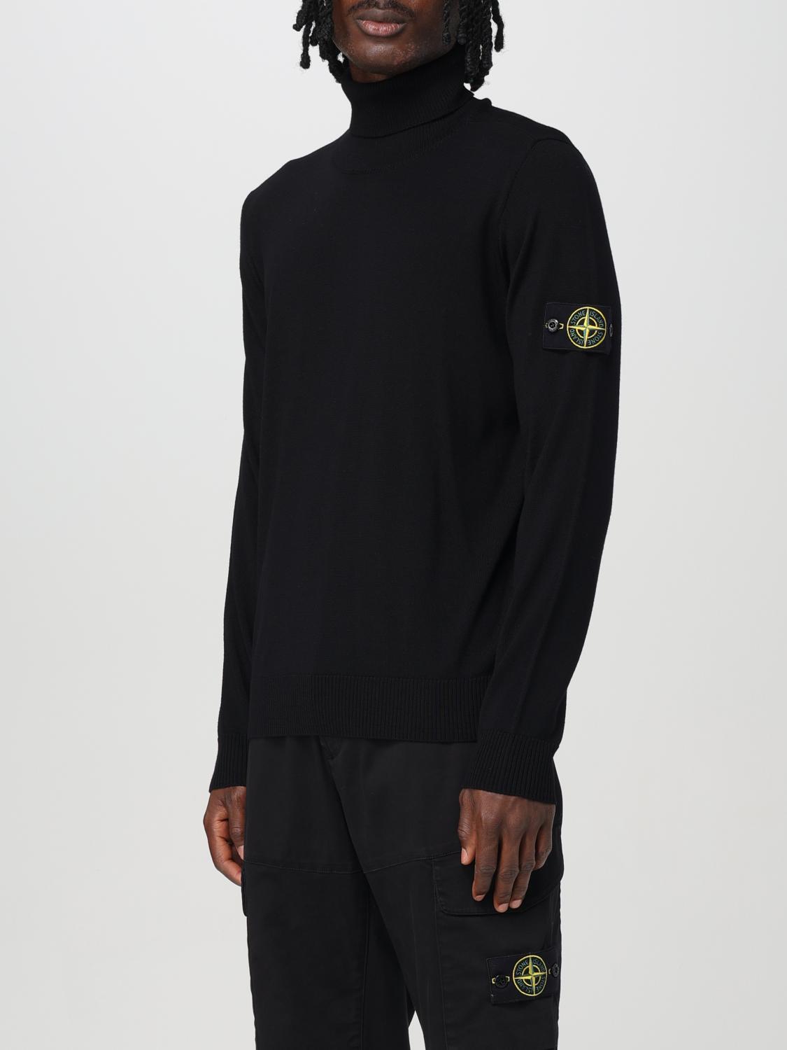 STONE ISLAND PULLOVER: Pullover herren Stone Island, Schwarz - Img 4