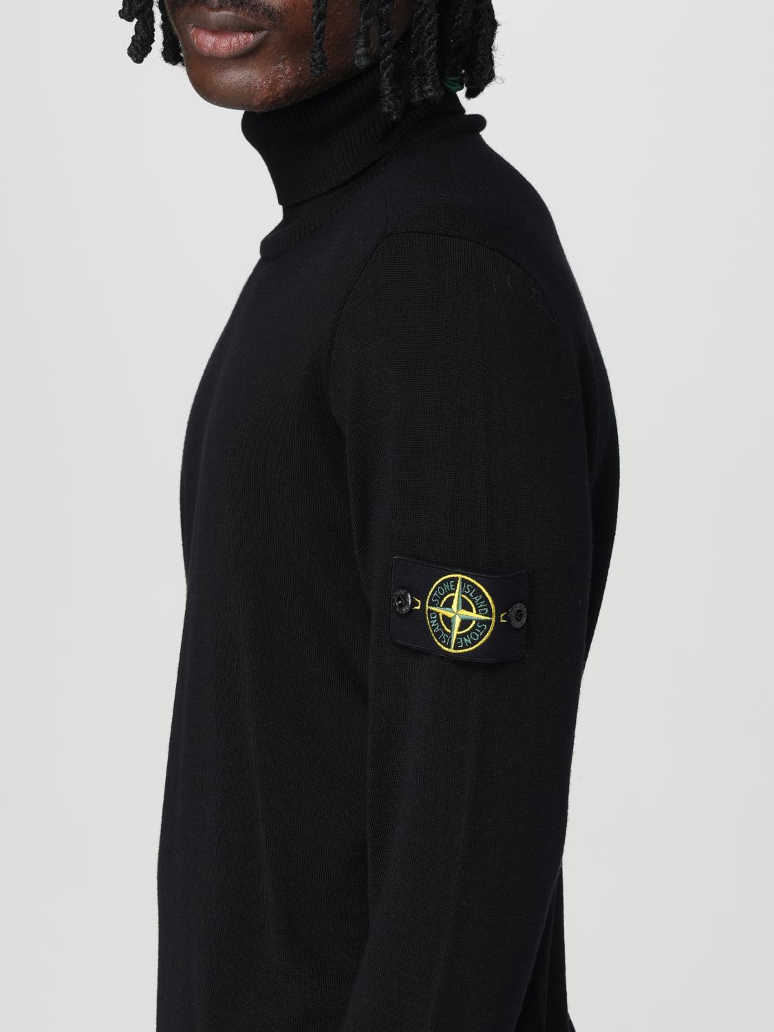STONE ISLAND PULLOVER: Pullover herren Stone Island, Schwarz - Img 5