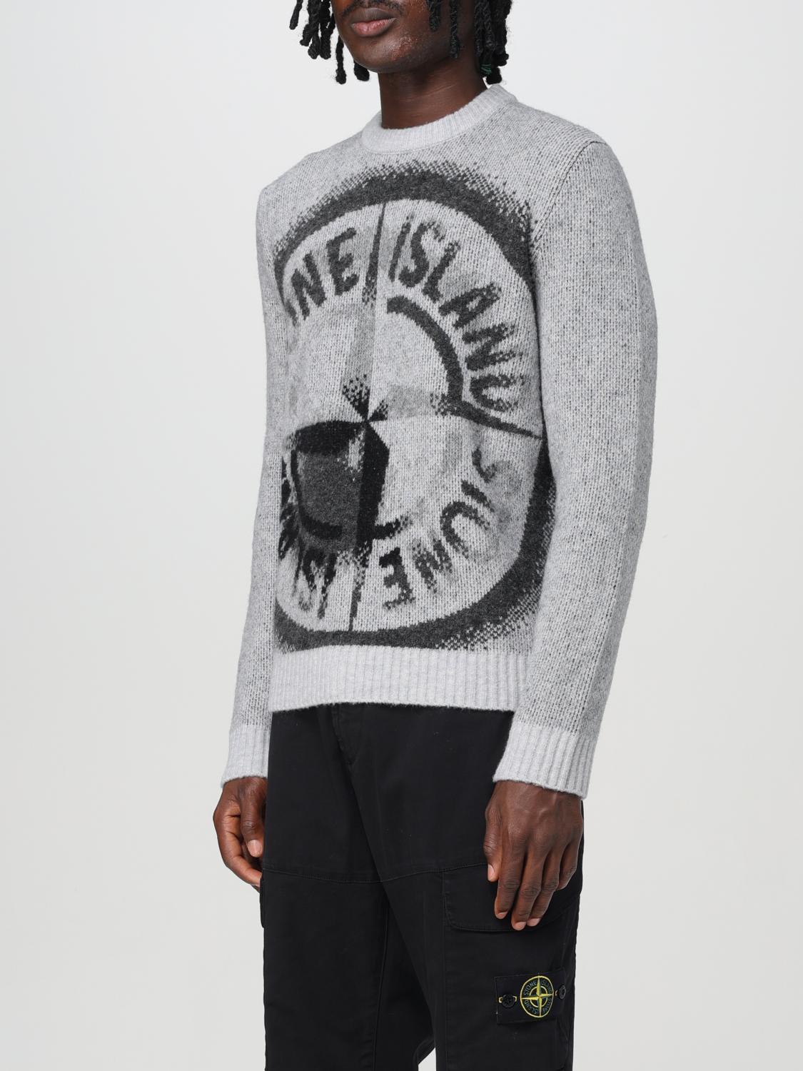 STONE ISLAND MAGLIA: Sweater men Stone Island, Grey - Img 4