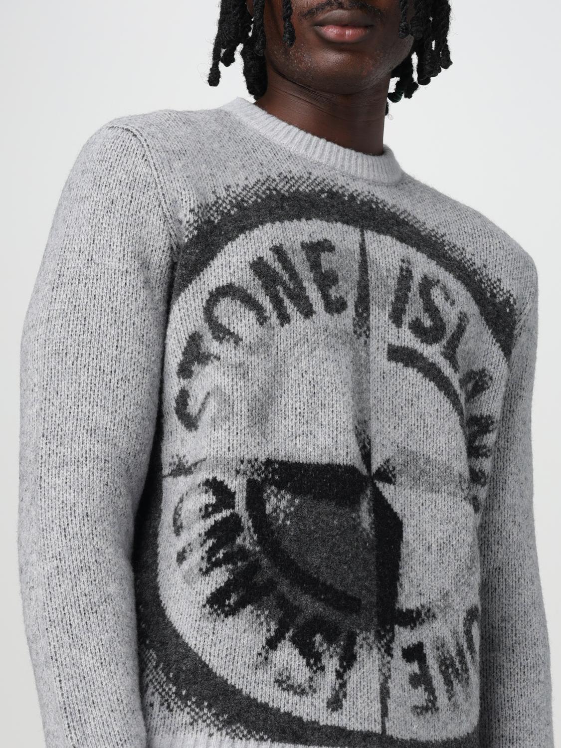 STONE ISLAND MAGLIA: Sweater men Stone Island, Grey - Img 5