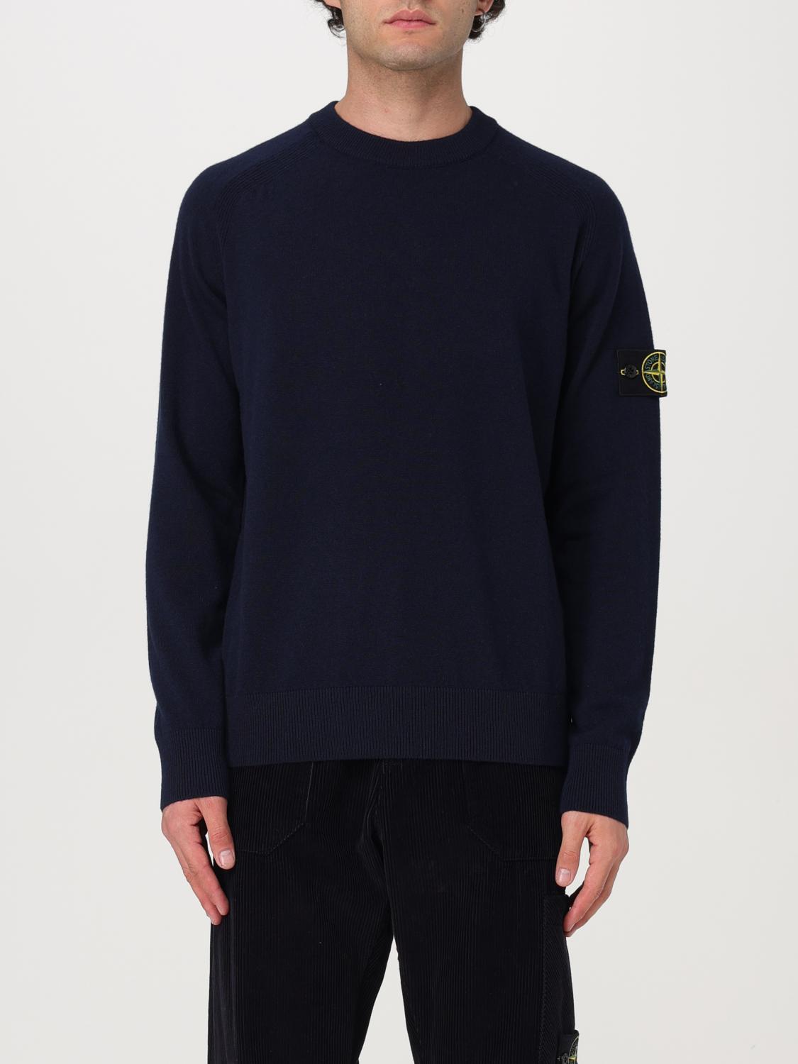 STONE ISLAND JERSEY: Jersey hombre Stone Island, Azul Oscuro - Img 1