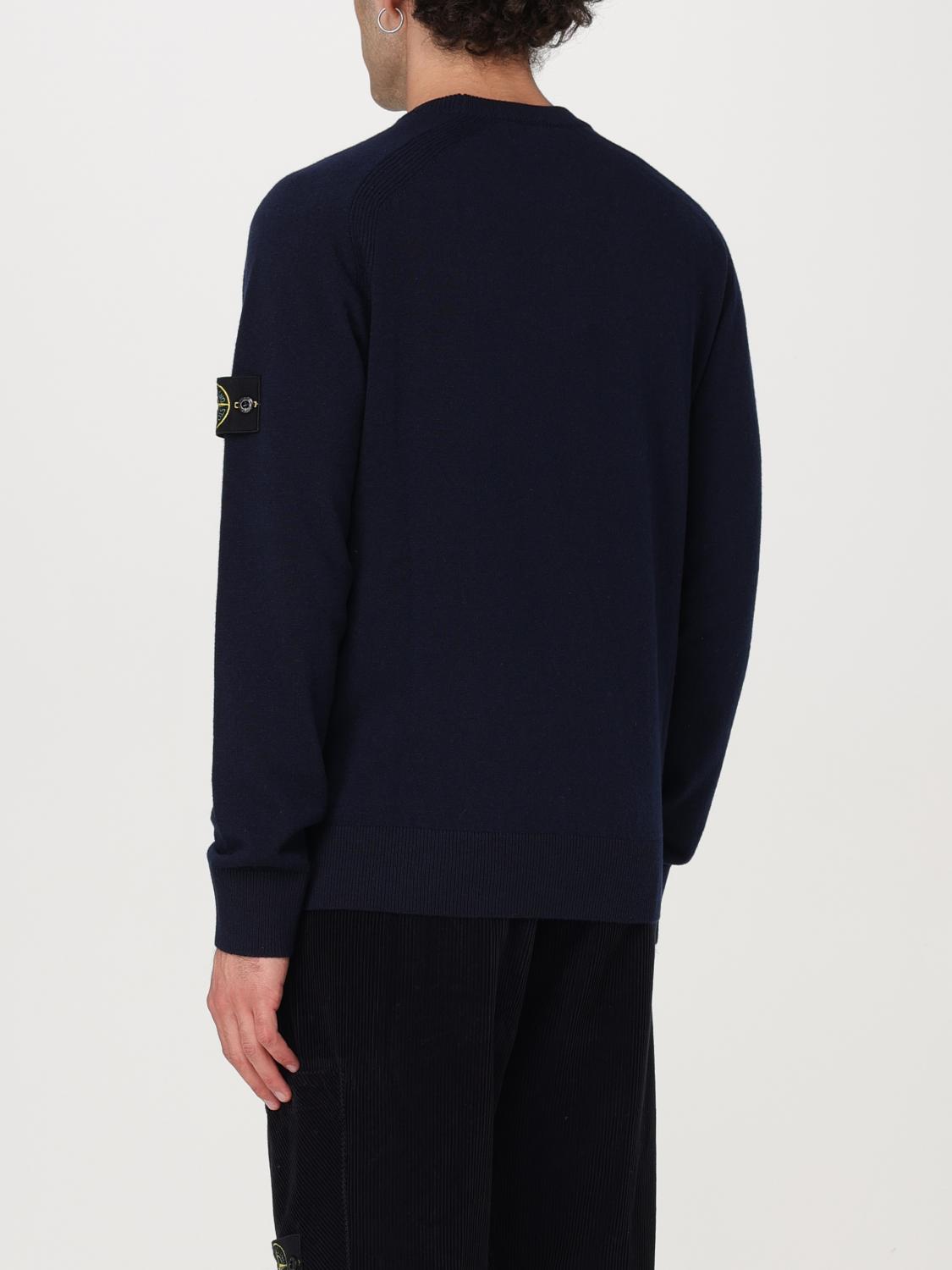 STONE ISLAND JERSEY: Jersey hombre Stone Island, Azul Oscuro - Img 3