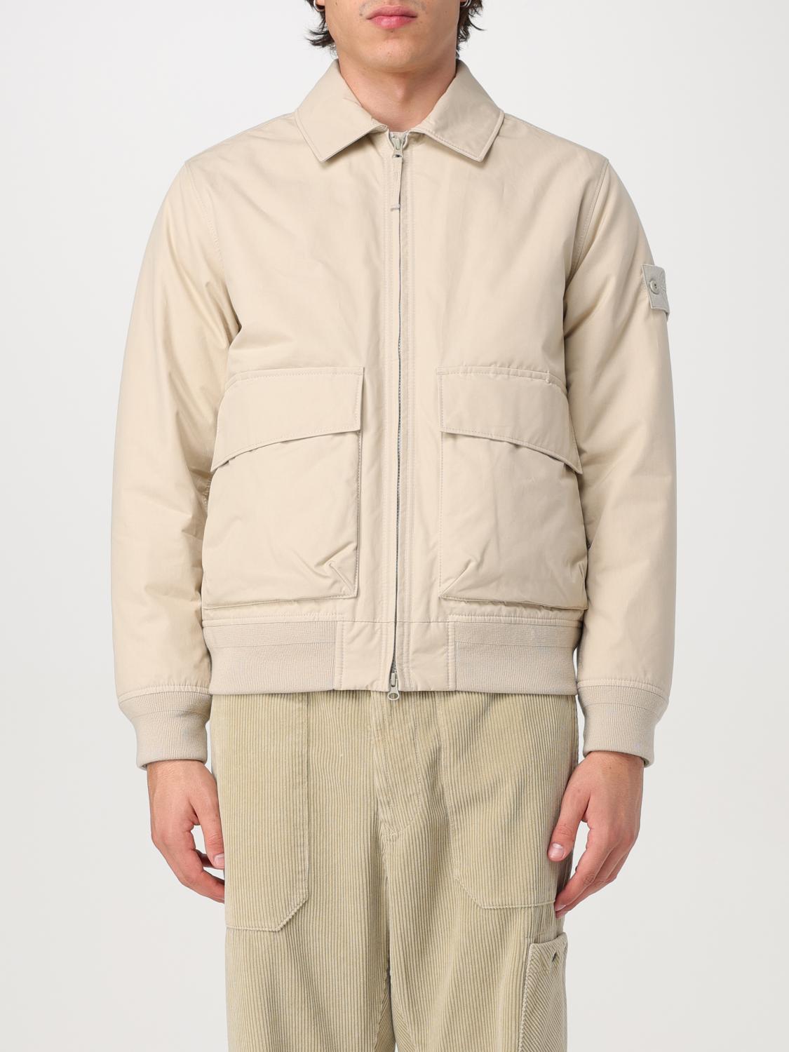 Stone Island Jacket men - Beige | 8115420F1 | GIGLIO.COM