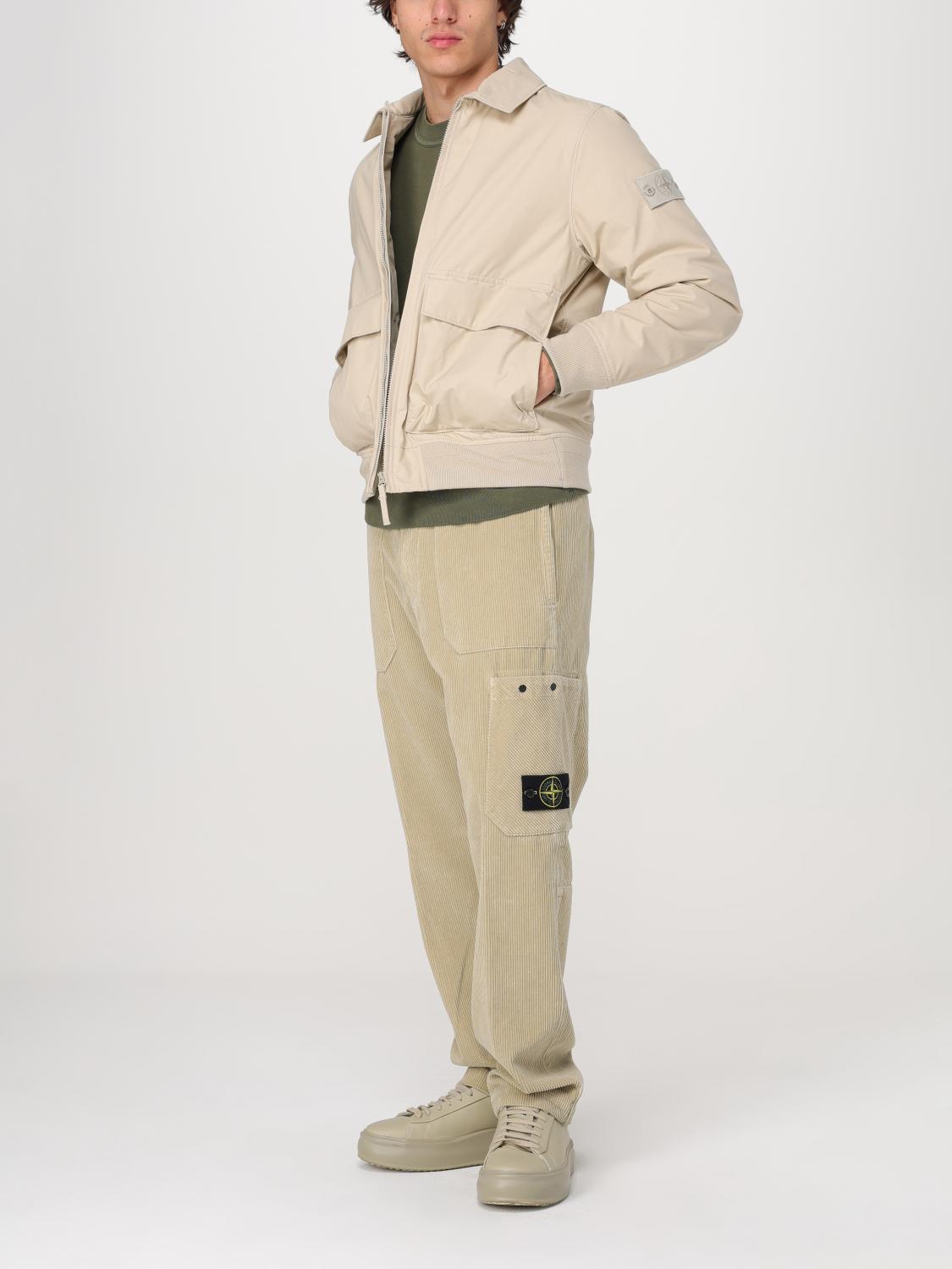 Stone Island Jacket men - Beige | 8115420F1 | GIGLIO.COM