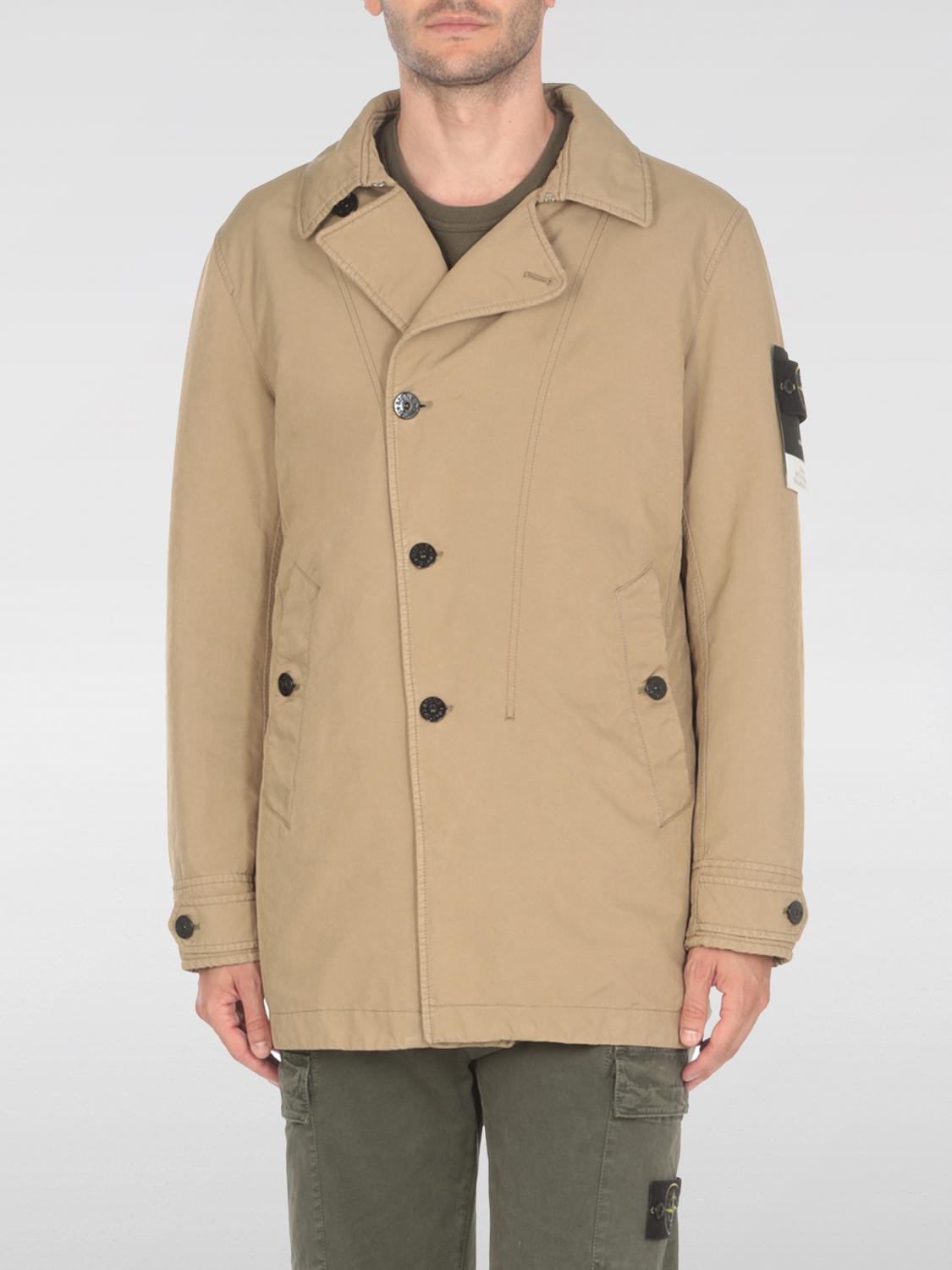 STONE ISLAND GIACCA: Parka Stone Island in nylon , Biscotto - Img 1