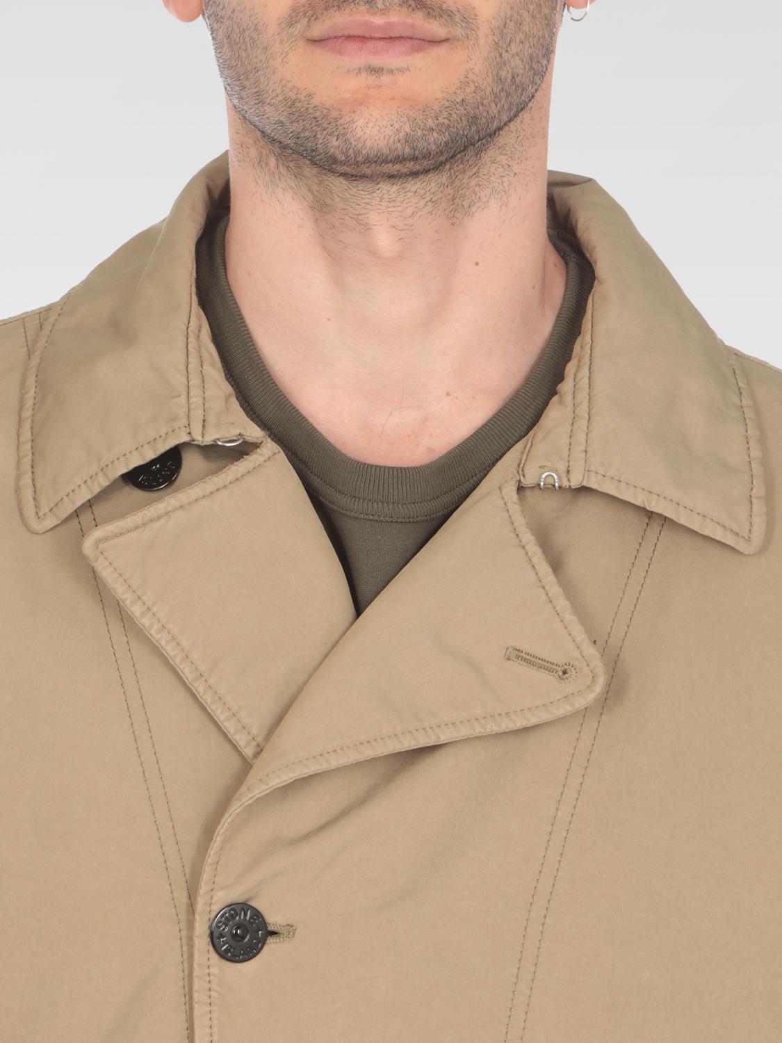 STONE ISLAND GIACCA: Parka Stone Island in nylon , Biscotto - Img 4