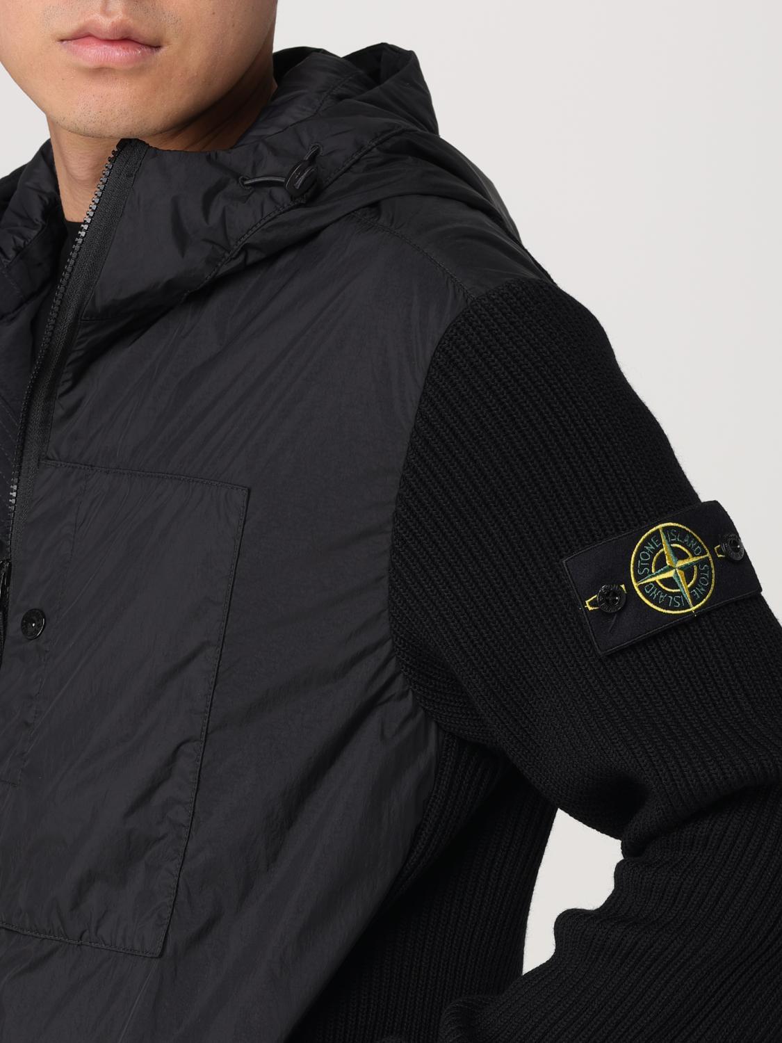 STONE ISLAND: Jacket men - Black | Stone Island jacket