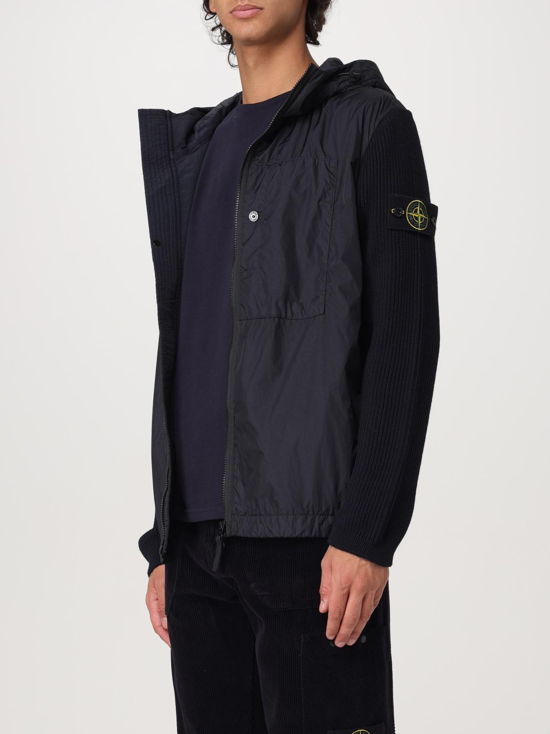 STONE ISLAND CHAQUETA: Chaqueta hombre Stone Island, Azul Oscuro - Img 4