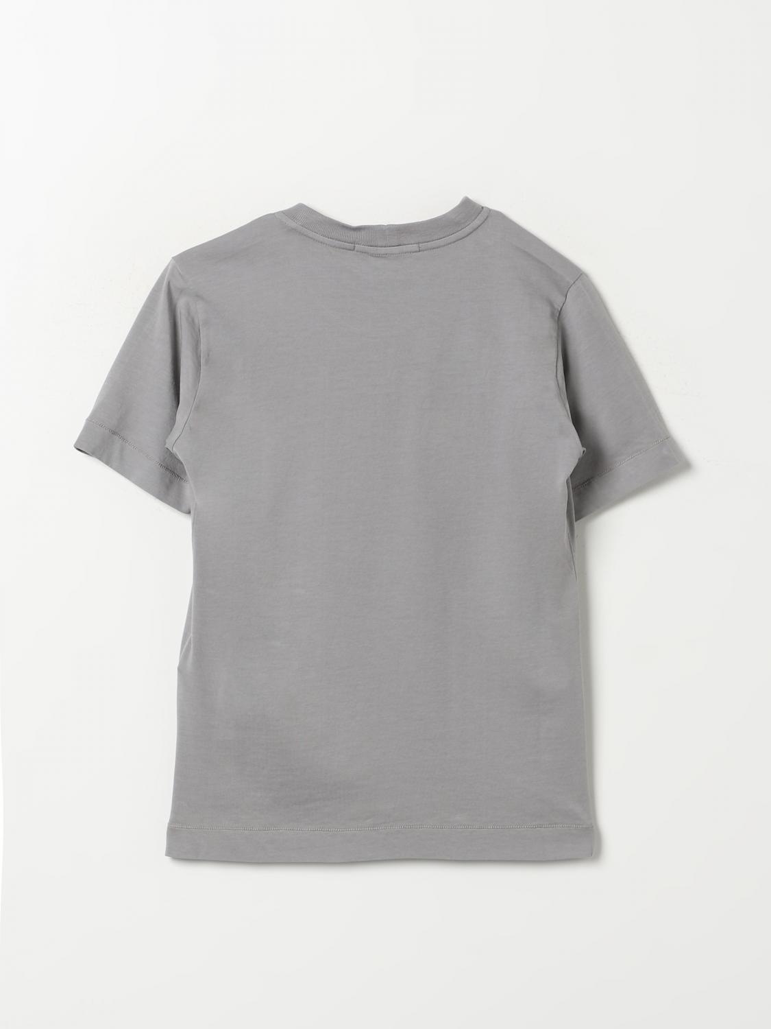 STONE ISLAND JUNIOR T-SHIRT: T-shirt kids Stone Island Junior, Grey - Img 2