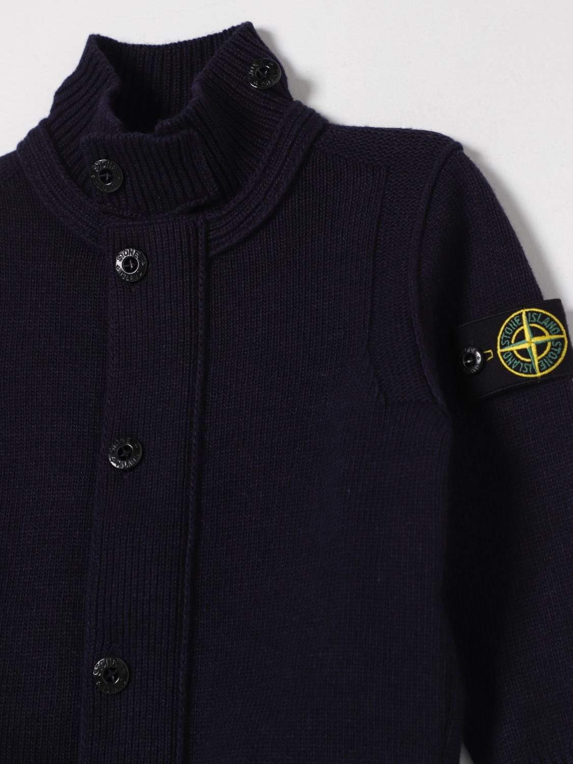 STONE ISLAND JUNIOR SWEATER: Sweater kids Stone Island Junior, Blue - Img 3