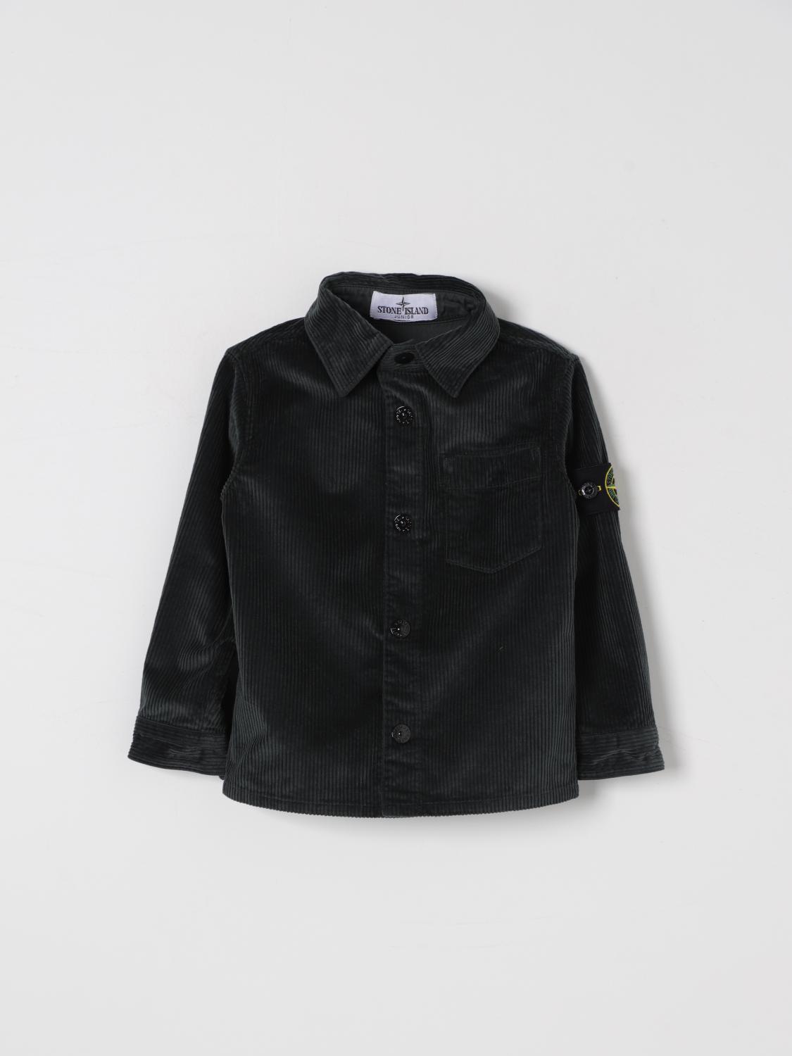 STONE ISLAND JUNIOR SHIRT: Shirt kids Stone Island Junior, Petroleum Blue - Img 1