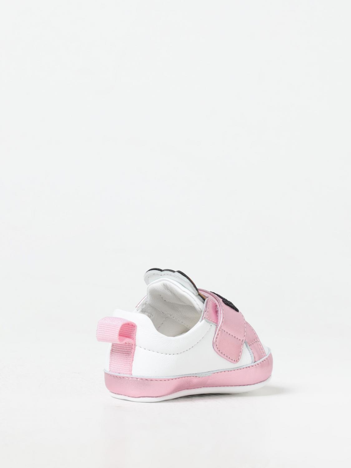 MOSCHINO ZAPATILLAS PARA RECIÉN NACIDO: Zapatillas para recién nacido niños Moschino Baby, Rosa - Img 3