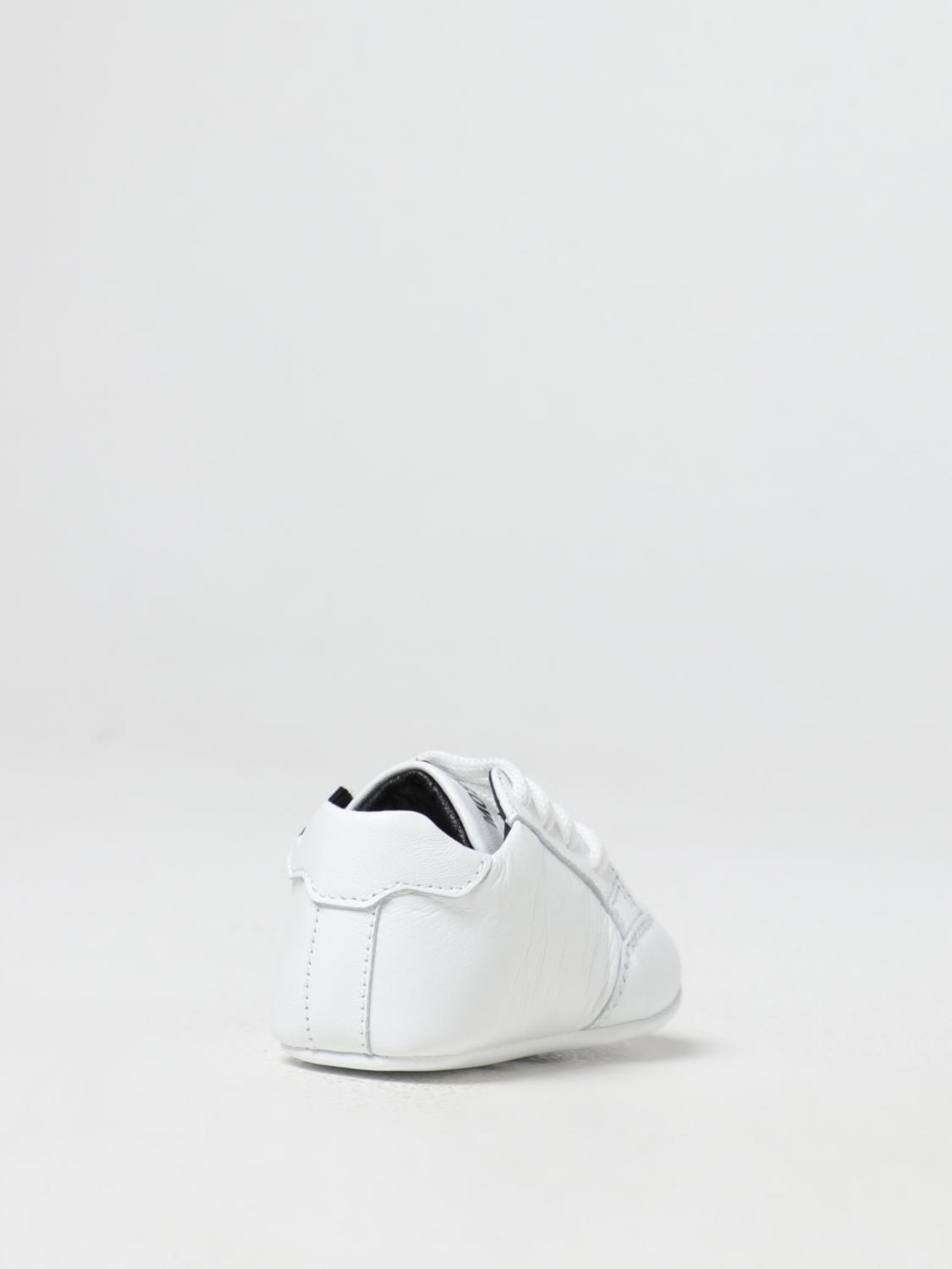 MOSCHINO ZAPATILLAS PARA RECIÉN NACIDO: Zapatillas para recién nacido niños Moschino Baby, Blanco - Img 3