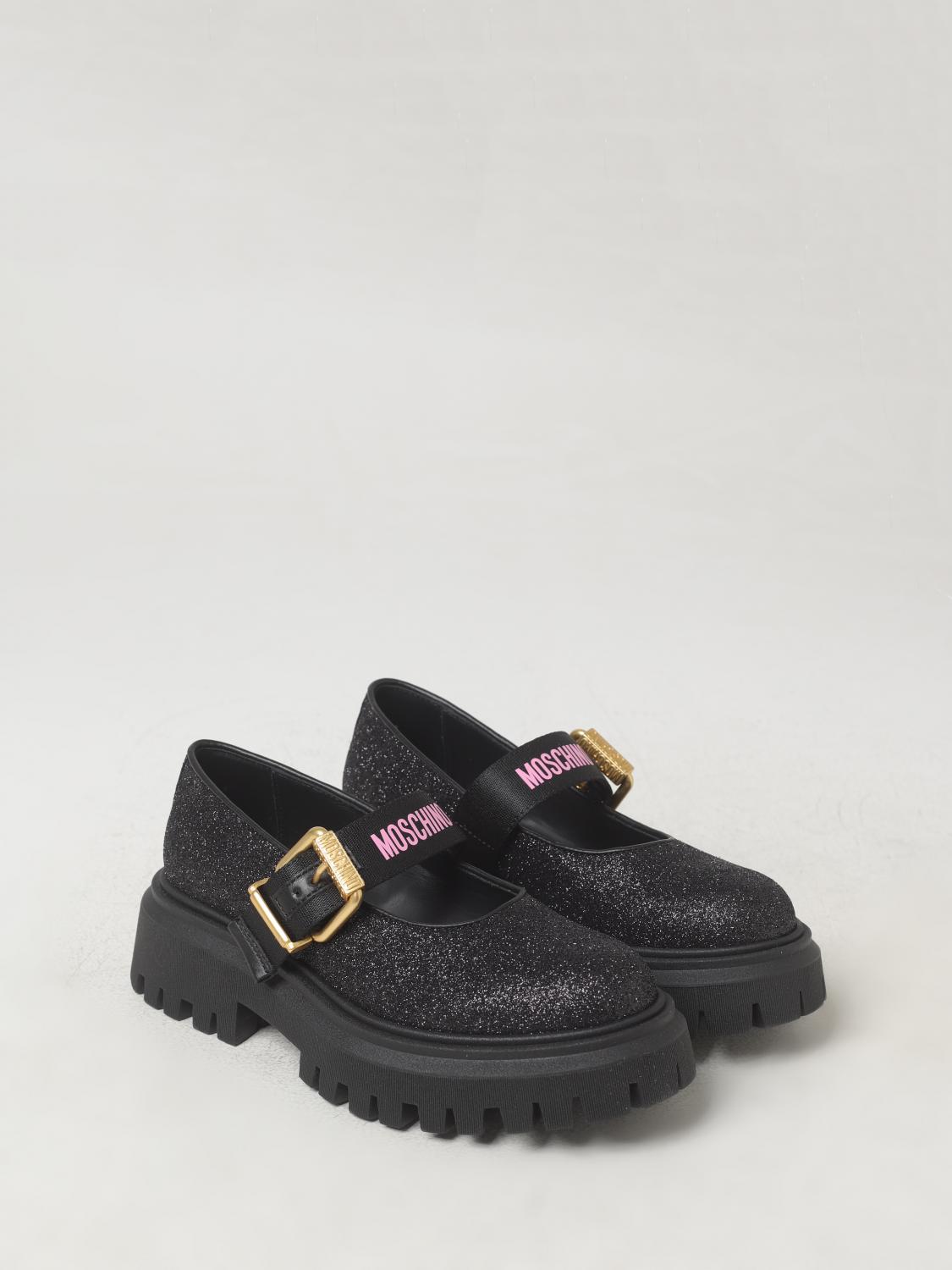 MOSCHINO TEEN SHOES: Shoes kids Moschino Teen, Black - Img 2