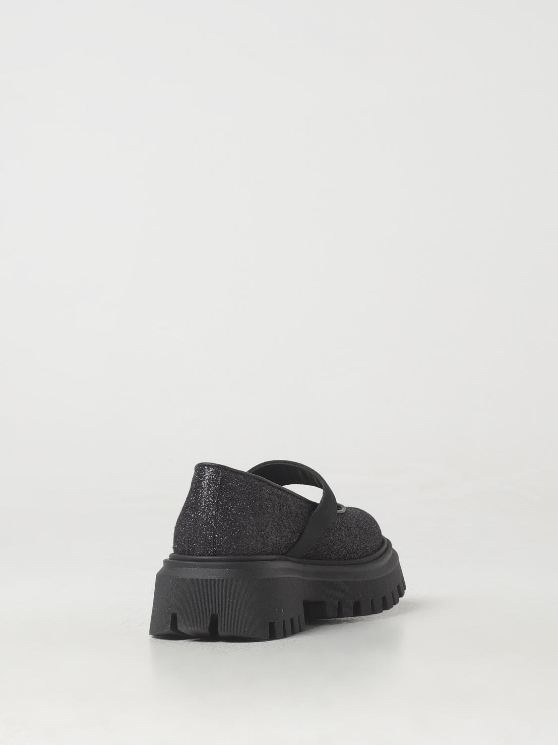 MOSCHINO TEEN SHOES: Shoes kids Moschino Teen, Black - Img 3