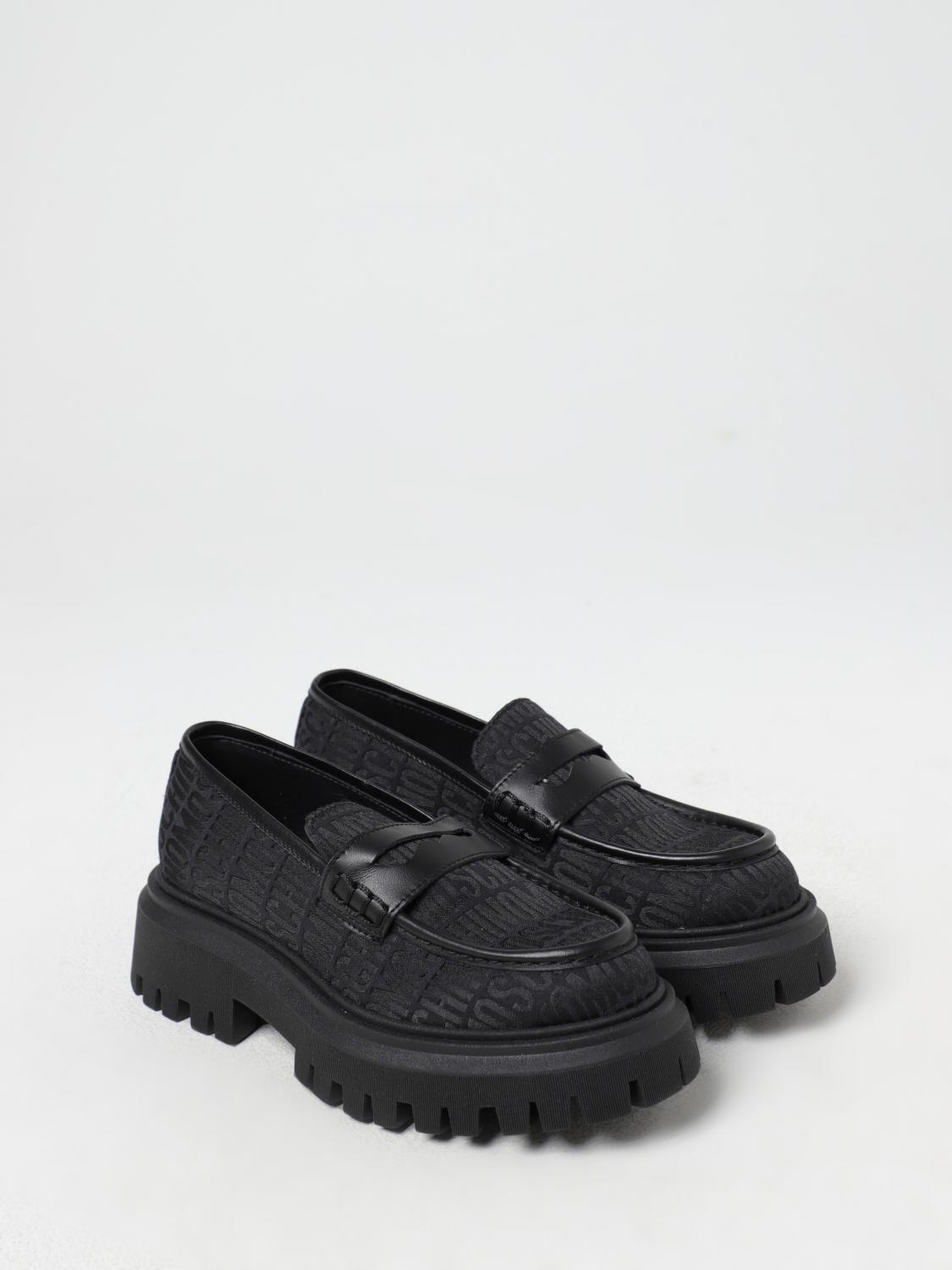 MOSCHINO TEEN SHOES: Shoes kids Moschino Teen, Black - Img 2