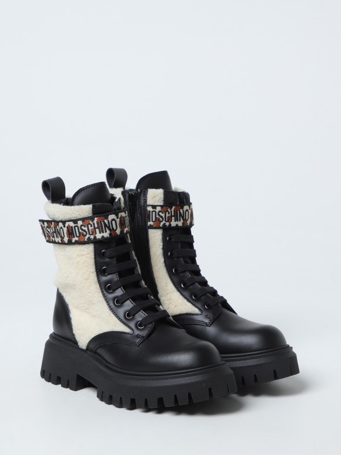 MOSCHINO TEEN SHOES: Shoes kids Moschino Teen, Black - Img 2