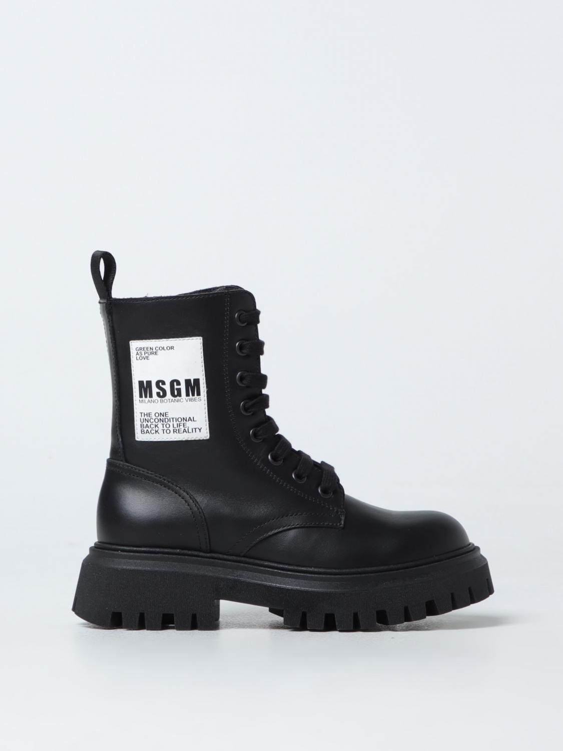 MSGM KIDS CHAUSSURES: Chaussures enfant MSGM Kids, Noir - Img 1