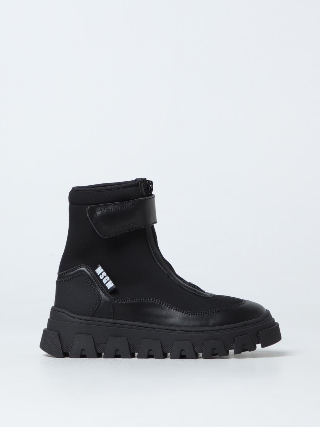 MSGM KIDS SHOES: Shoes kids MSGM Kids, Black - Img 1