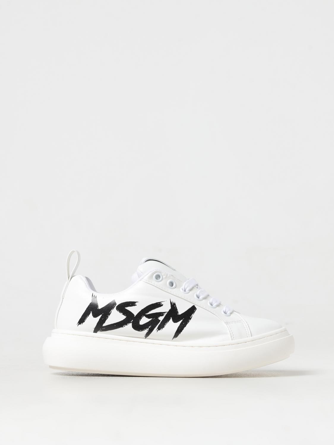 MSGM KIDS BASKETS: Baskets enfant MSGM Kids, Blanc - Img 1