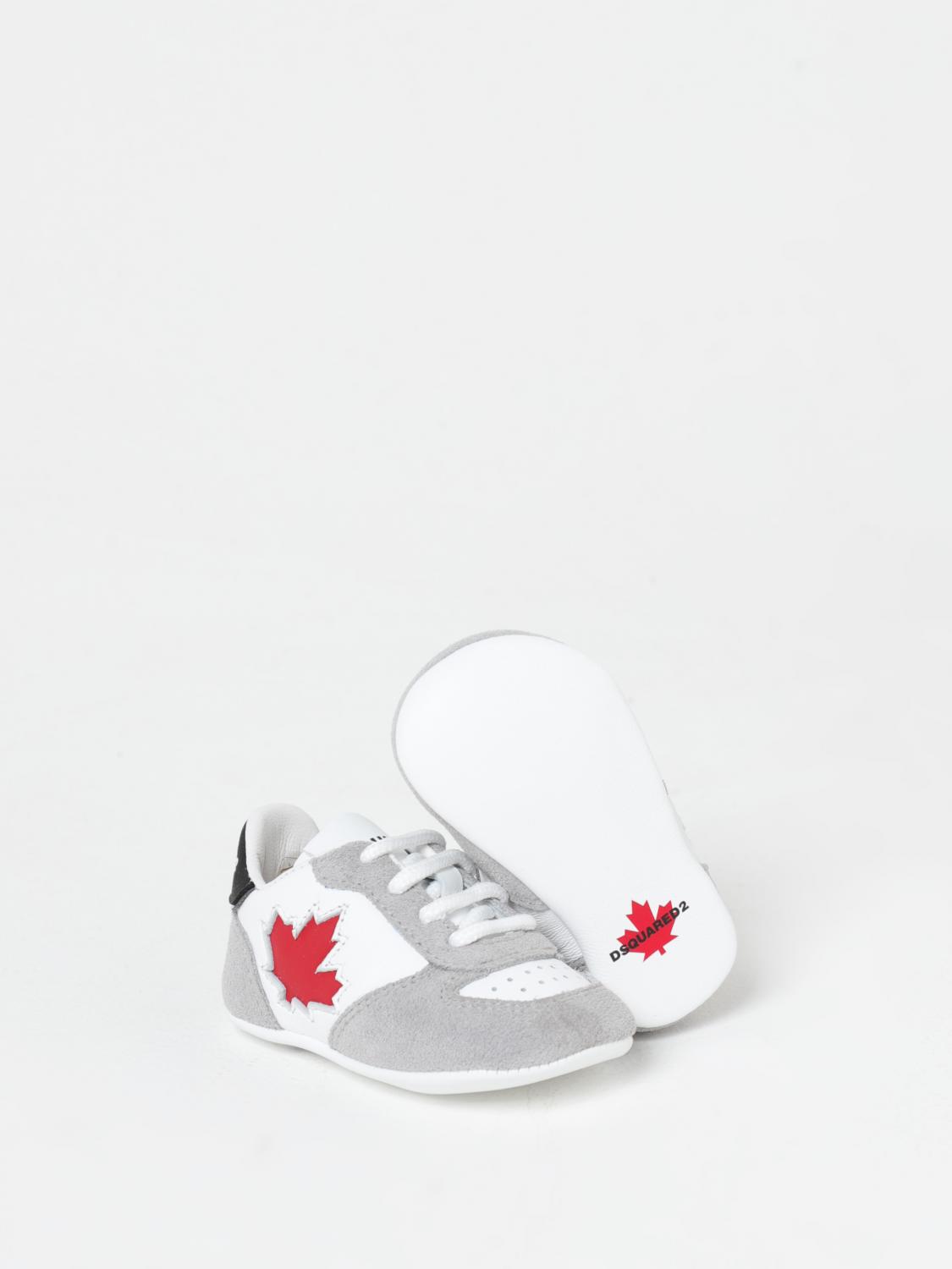 DSQUARED2 SNEAKERS: Sneakers Dsquared2 Junior in pelle , Bianco - Img 2