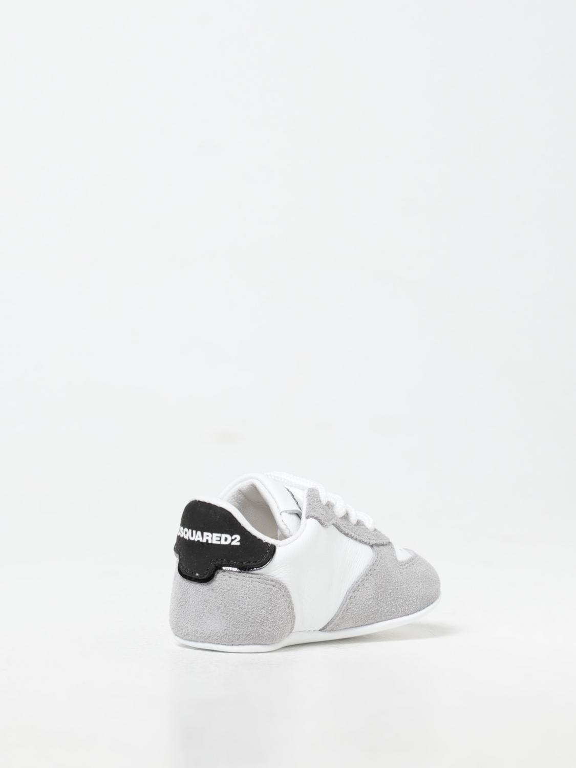 DSQUARED2 SNEAKERS: Sneakers Dsquared2 Junior in pelle , Bianco - Img 3