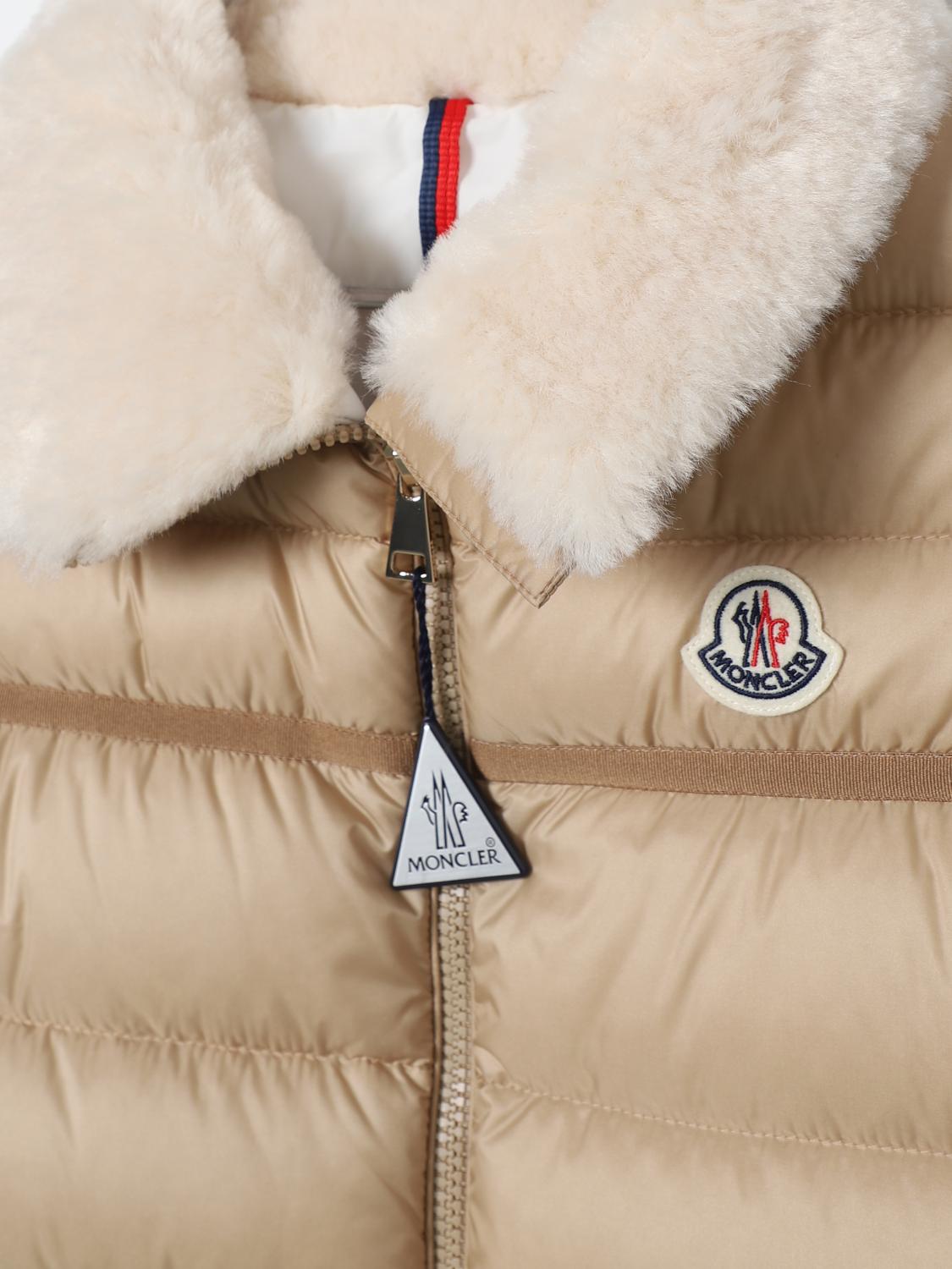 MONCLER 재킷: 재킷 남아 Moncler, 베이지 - Img 3