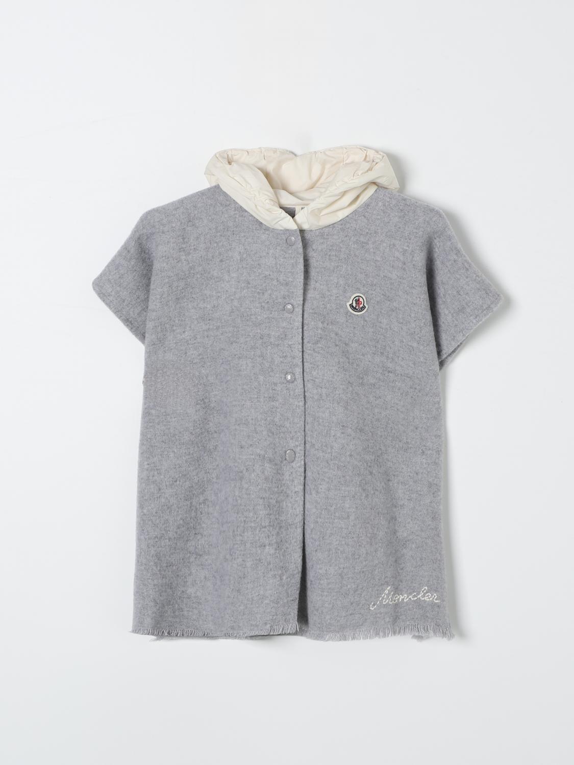 MONCLER CAPE: Cape enfant Moncler, Gris - Img 1