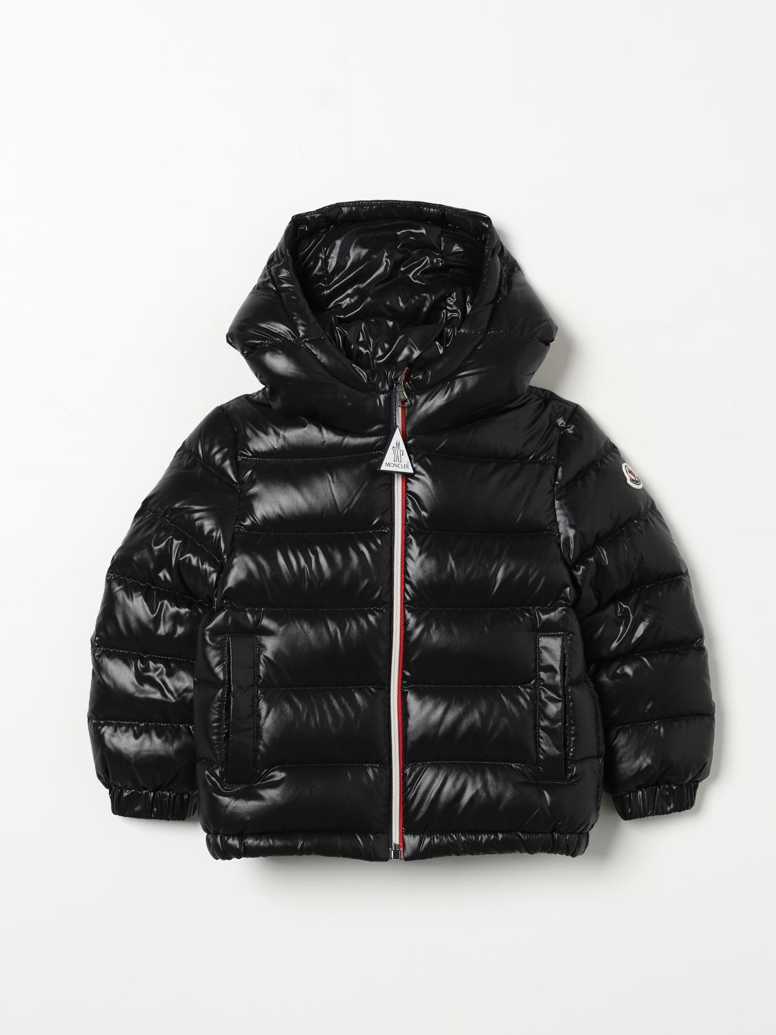 MONCLER JACKET: Jacket kids Moncler, Black - Img 1