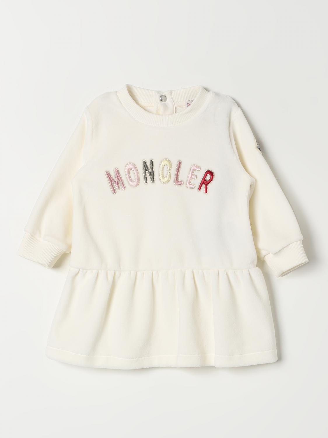 MONCLER：ロンパース ボーイ - イエロークリーム | GIGLIO.COM 
