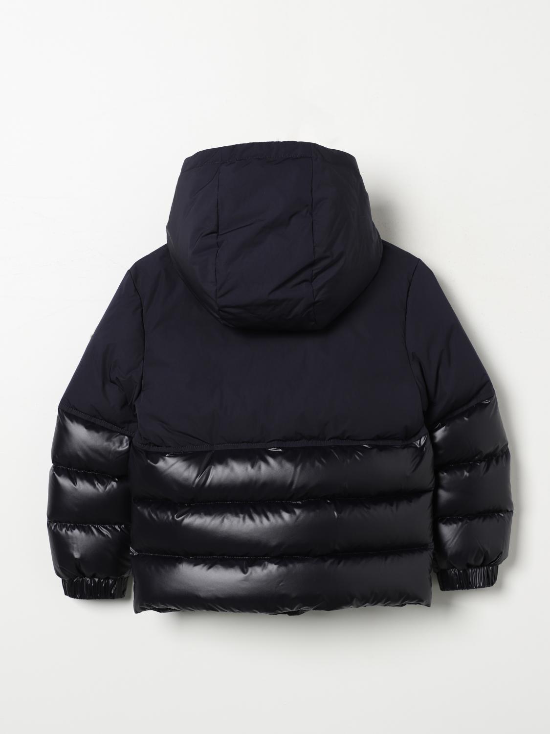 MONCLER JACKET: Jacket kids Moncler, Navy - Img 2