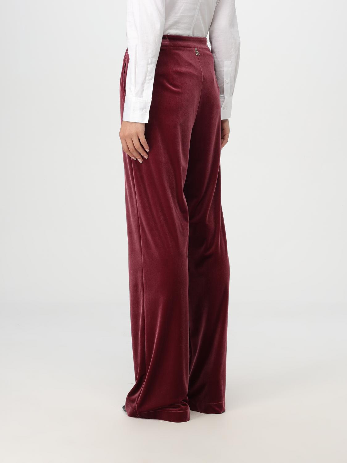 PATRIZIA PEPE PANTS: Pants woman Patrizia Pepe, Plum - Img 3