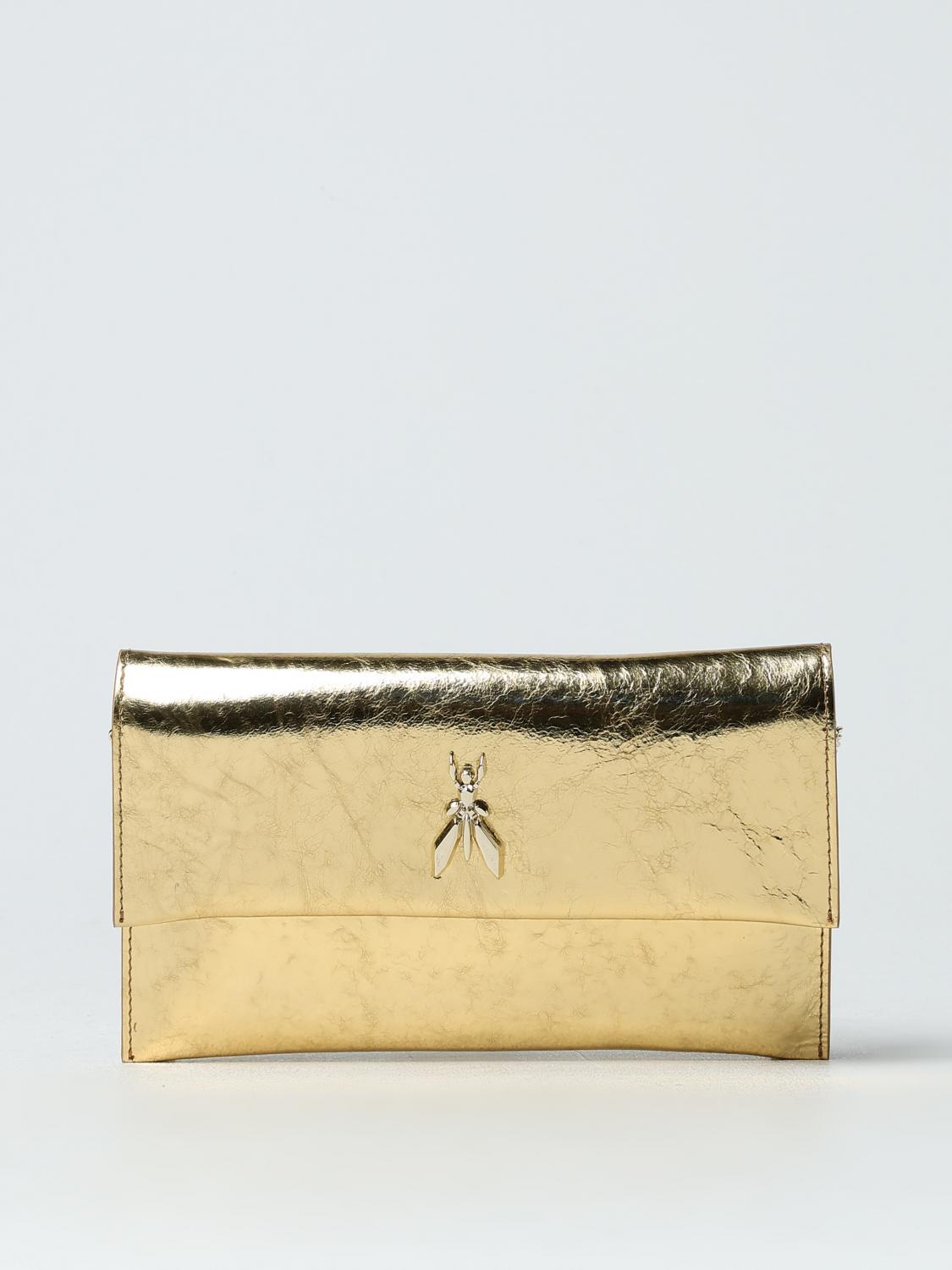 PATRIZIA PEPE CLUTCH: Shoulder bag woman Patrizia Pepe, Gold - Img 1