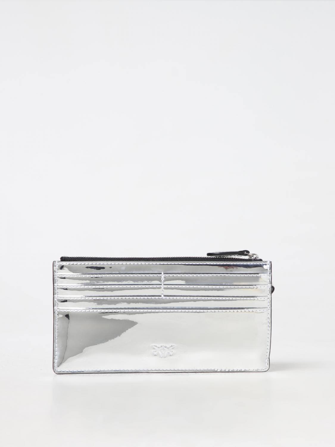 PINKO WALLET: Wallet woman Pinko, Silver - Img 2