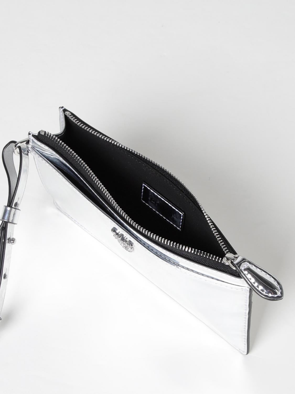 PINKO WALLET: Wallet woman Pinko, Silver - Img 3