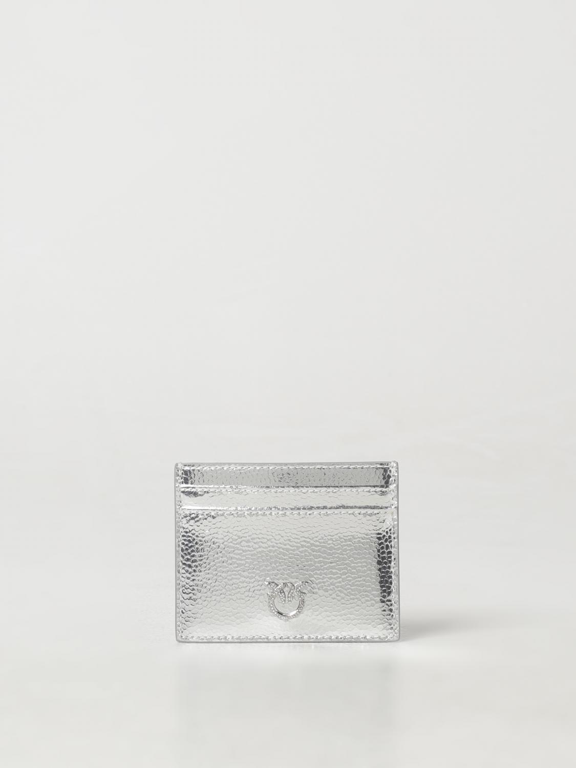 PINKO WALLET: Wallet woman Pinko, Silver - Img 1