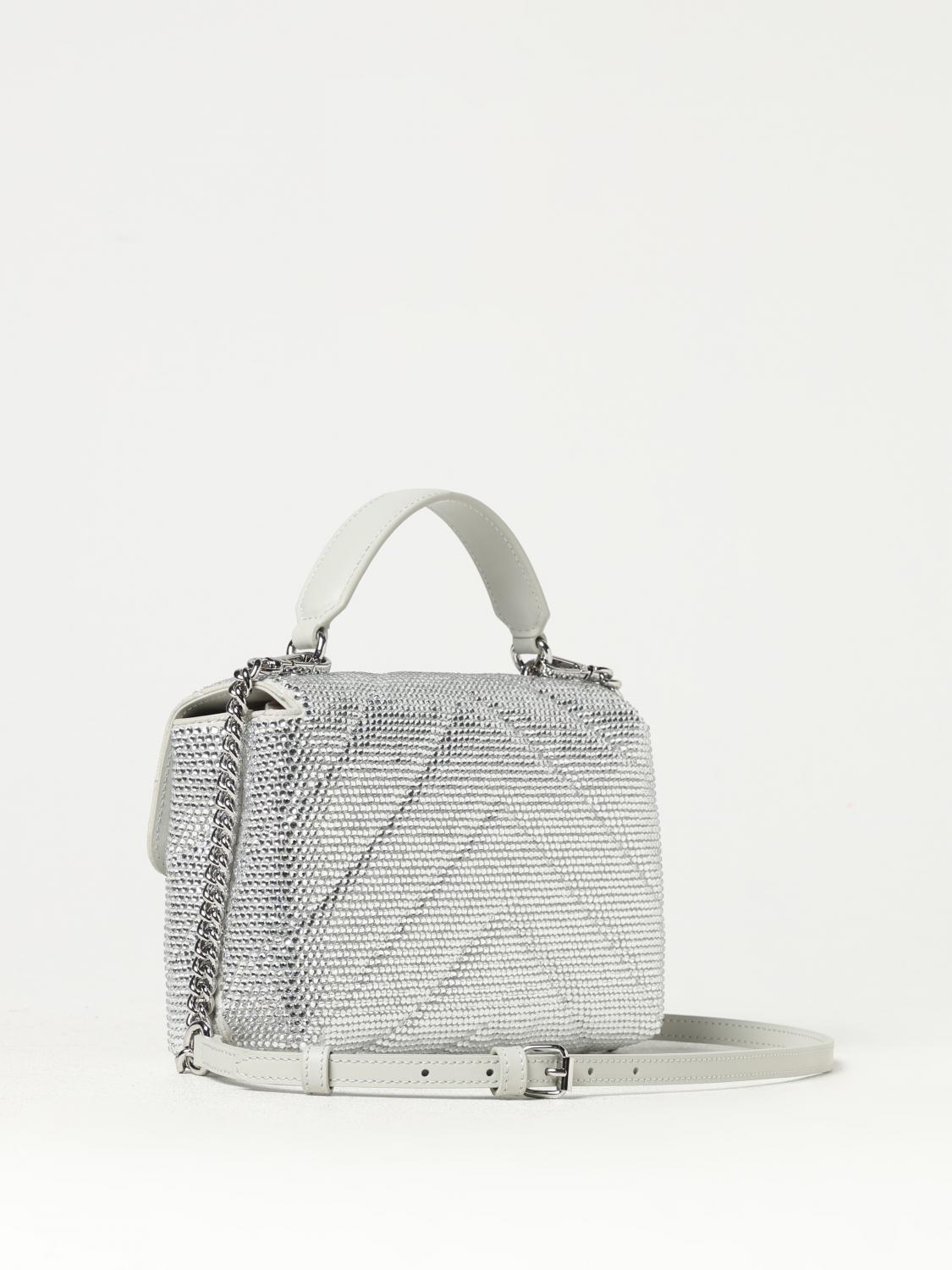 PINKO MINI SAC À MAIN: Sac porté épaule femme Pinko, Argent - Img 2