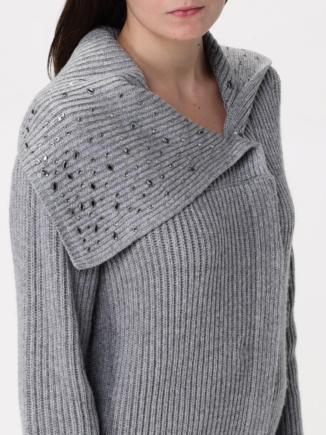 PINKO CARDIGAN: Sweater woman Pinko, Silver - Img 3